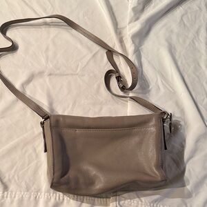 RADLEY LONDON Taupe Leather Crossbody Bag